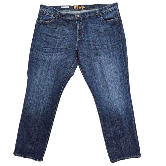 Kut Plus Jeans Catherine Slim Boyfriend Size 16W - Picture 1 of 7